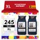 245XL Ink Cartridges Replacement for Canon 245XL Black Ink Cartridges 245 XL 245XL PG-245XL for Pixma TR4520 MG2522 MX492 MX490 TR4500 Printer 245XL Black Ink