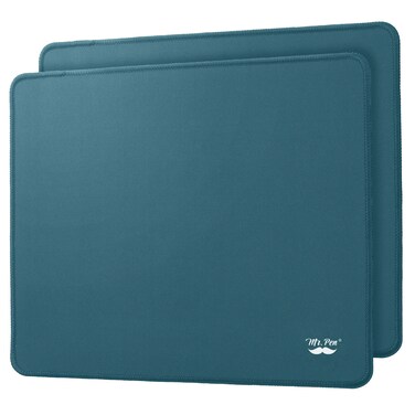 Mr. Pen- Mouse Pad, 12.8"x11.3", 2 Pack, Cyan Blue Mouse Pads for Wireless Mouse, Computer Mouse Pad Gaming, Mouse Pad for Laptop, Gamer Mouse Pad, Pad Mouse, Mouse Pad for Gaming, Laptop Mouse Pad