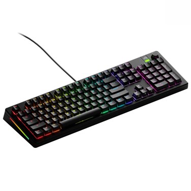 Glorious Gaming - GMMK 3 Custom Mechanical Gaming Keyboard with Knob, 100% Keyboard Full Size, Modular Gasket System, Doubleshot PBT Keycaps, Aluminum Switch Plate, Hotswappable Switches, ANSI (Black)
