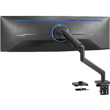 VIVO Heavy Duty Aluminum Ultrawide Monitor Tension Arm for 49 inch Screens up to 44 lbs, Premium Desk Mount Monitor Stand Designed for Samsung Odyssey G9 and More, Black, STAND-V101E
