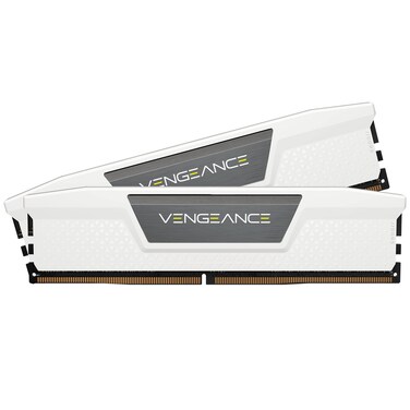 CORSAIR Vengeance DDR5 RAM 32GB (2x16GB) 6000MHz CL30-36-36-76 1.4V AMD Expo &amp; Intel XMP Desktop Computer Memory - White (CMK32GX5M2B6000Z30W)
