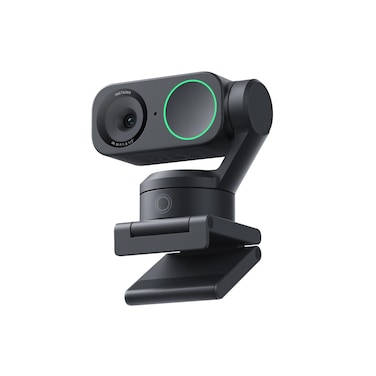 Insta360 Link 2 - PTZ 4K Webcam for PC/Mac, 1/2&quot; Sensor, AI Tracking, HDR, AI Noise-Canceling Mic, Gesture Control for Streaming, Video Calls, Gaming, Works with Zoom, Teams, Twitch &amp; More