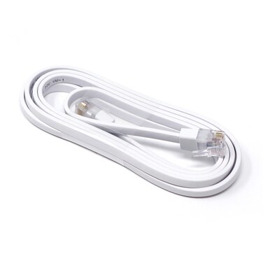 Google Ethernet Cable RJ45 Replacement, Original Gigabit Flat Network Cord for WiFi Routers, 6 FT, Non-Retail Packaging - White (1 Pack)