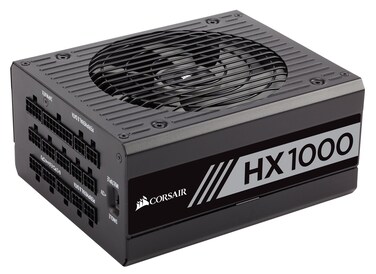 Corsair HX Series, HX1000, 1000 Watt, Fully Modular Power Supply, 80+ Platinum Certified, CP-9020139-NA