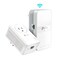 TP-Link Powerline Wi-Fi Extender (TL-WPA7617KIT) - AV1000 Powerline Ethernet Adapter with AC1200 Dual Band Wi-Fi, Gigabit Port, Passthrough, OneMesh, Ethernet Over Power, Plug &amp; Play,White