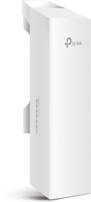 TP-Link 2.4GHz N300 Long Range Outdoor CPE for PtP and PtMP Transmission   Point to Point Wireless Bridge   9dBi, 5km+   Passive PoE Powered w/ Free PoE Injector   Pharos Control (CPE210)