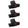 BIGGER Compatible Calculator Ink Ribbon Replacement for IR-40T CP13 MP-12D PR42 Used with Casio HR-100TM HR-150TM HR-170RC, Sharp EL-1750V EL-1801V, Individually Sealed, Black/Red, 3 Pack