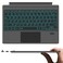 Wireless Keyboard Type Cover Trackpad Mouse Replacement for Microsoft Surface Pro 7 Pro 6 Pro 5 Pro 4 Pro 3 Bluetooth 7-Color LED Backlit Ultra-Slim Rechargeable Battery Multi-Touch