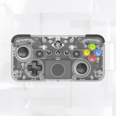 CRKD NEO S - Wireless Collectible Controller for Nintendo Switch OLED, Mobile, PC, Smart TV, Steam Deck OLED, Legion Go, Rog Ally Gaming (Classic Clear)