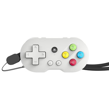 CRKD ATOM - Collectible Keychain Controller for Nintendo Switch, PC, Mac, Mobile and Smart TV (PAL Grey)