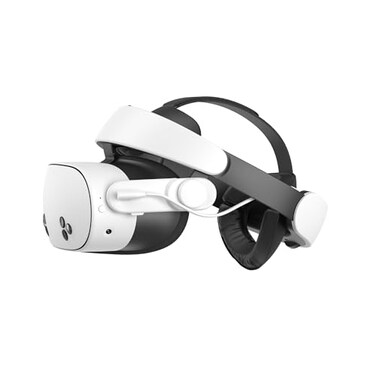 Kiwi Design H4 Boost Battery Halo Head Strap for Meta Quest 3/3S/Oculus Quest 3, Lightweight Comfortable VR Accessories with Balanced Design, DualFast Charging Headset