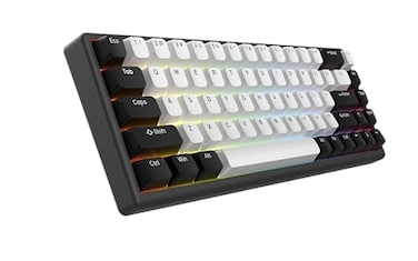 ARBITER Polar 65 -CNC Magnetic Gaming Keyboard w Rapid Trigger, Hall Effect Switches, CNC Aluminum Frame, Rapid Trigger, 65% Compact, Bright RGB, Dual-Shot PBT Keycaps - Black Panda