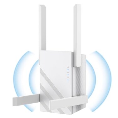 2025 WiFi Extender Signal Booster, WiFi Extender 5GHz/2.4GHz, 1200Mbps WiFi Range Extender, WiFi Extender with Ethernet Port.
