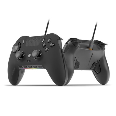 SCUF ENVISION Wired PC Gaming Controller - Five Remappable G-Keys - Remappable Back Paddles - iCUE Compatible - Black