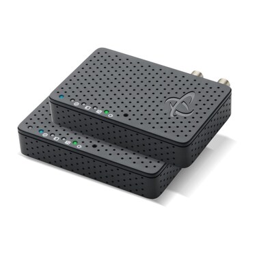 Hitron Bonded MoCA 2.5 Adapter (2-Pack)   1 Gbps Ethernet, 2.5 Gbps Over existing Coax Cable   Ideal Backbone for Mesh WiFi, Streaming and Gaming   2 HTEM4 Adapters in Kit