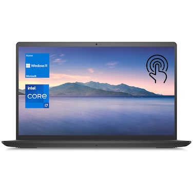 Dell Inspiron 3520 15.6" Touchscreen i7 Laptop, 15.6" FHD Touchscreen, Intel Core i7-1255U, 32GB RAM, 1TB SSD, Numeric Keypad, Webcam, SD Card Reader, HDMI, Wi-Fi, Windows 11 Home, Black