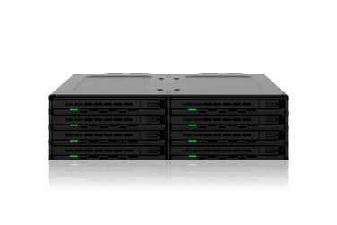 8 Bay 2.5" SAS/SATA HDD/SSD Mobile Rack for 5.25" Bay - ExpressCage MB038SP-B