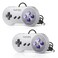 KIWITATA 2X Classic SNES USB Controller for Retro Gamings, Super NES Wired USB Joypad Game Controller for Windows PC Mac Raspberry Pi