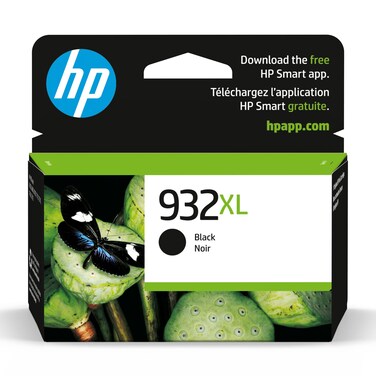 HP 932XL Black High-yield Ink Cartridge   Works with HP OfficeJet 6100, 6600, 6700, 7110, 7510, 7610 Series   CN053AN