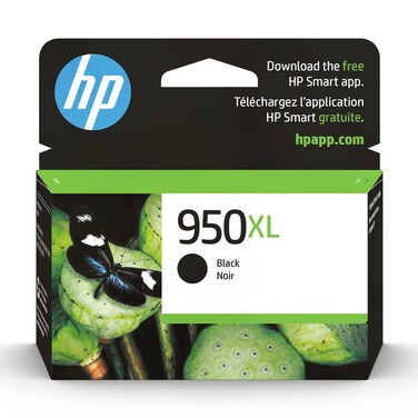 HP 950XL Black High-yield Ink Cartridge   Works with HP OfficeJet Pro 251dw, 276dw, 8100, 8600 Series   CN045AN