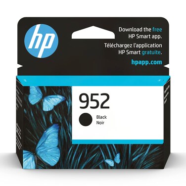 HP 952 Black Ink Cartridge   Works with HP OfficeJet 8702, HP OfficeJet Pro 7720, 7740, 8210, 8710, 8720, 8730, 8740 Series   Eligible for Instant Ink   F6U15AN