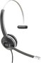 CISCO Headset 531, Wired Single On-Ear Quick Disconnect with USB-A Adapter, Charcoal, 2-Year Limited Liability Warranty (CP-HS-W-531-USBA=)