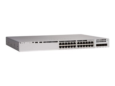 CISCO Catalyst 9200 C9200L-24P-4G Layer 3 Switch - 24 X Gigabit Ethernet Network, 4 X Gigabit Ethernet Uplink - Manageable - Twisted Pair, Optical Fiber - Modular - 3 Layer Supported
