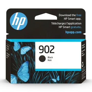 HP 902 Black Ink Cartridge   Works with HP OfficeJet 6950, 6960 Series, HP OfficeJet Pro 6960, 6970 Series   Eligible for Instant Ink   T6L98AN