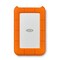 LaCie Rugged Mini 2TB External Hard Drive Portable HDD - USB 3.0/ 2.0 Compatible, Drop Shock Dust Rain Resistant Shuttle Drive, For Mac And PC Computer (LAC9000298), orange