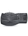 Perixx Periboard-512 Ergonomic Split Keyboard - Natural Ergonomic Design - Black - Bulky Size 19.09"x9.29"x1.73", US English Layout