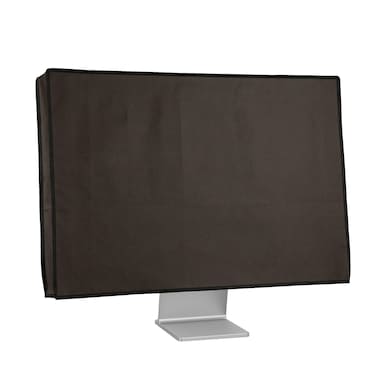 kwmobile Monitor Cover Compatible with 20-22" Monitor - Dust Cover Computer Screen Protector - Dark Grey