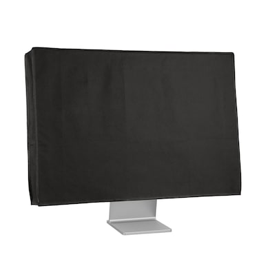kwmobile Monitor Cover Compatible with 24-26" Monitor - Dust Cover Computer Screen Protector - Black