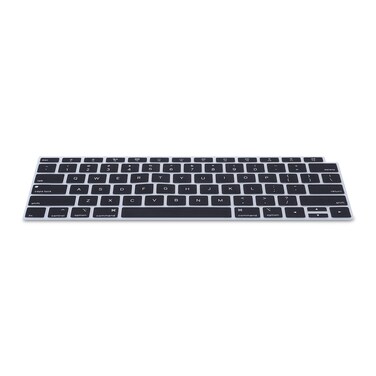 kwmobile Keyboard Cover Compatible with Apple MacBook Air 13" 2018 2019 2020 A1932 - Keyboard Cover US English QWERTY - Black