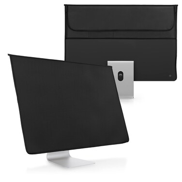 kwmobile Cover Compatible with Apple iMac 24" - 4-in-1 Case for Monitor and Accessories - Black