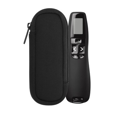 kwmobile Neoprene Laser Pointer Case Compatible with Universal Laser Pointer - Inside Size 5.7 x 2 inches (14.5 x 5 cm) - Black