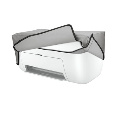 kwmobile Dust Cover Compatible with HP DeskJet 2755e / 2720e / 2710e / 2820e - Printer Case - Fabric Protector Cover - Light Grey