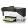 kwmobile Dust Cover Compatible with Epson Eco Tank ET-2826/2800 - Printer Case - Fabric Protector Cover - Dark Grey