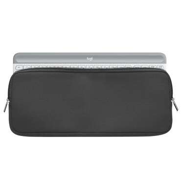kwmobile Neoprene Case Compatible with Logitech MK470 - Case for Keyboard Soft Travel Sleeve - Grey