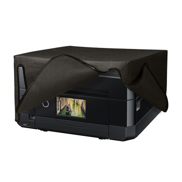 kwmobile Dust Cover Compatible with Epson Expression Premium XP-7100 - Printer Case - Fabric Protector Cover - Dark Grey