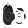 kwmobile Mouse Feet Replacement Compatible with Logitech G502 Wired (not for Wireless) Computer Mouse Skates Sticker - Black