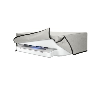 kwmobile Dust Cover Compatible with HP Envy 6020e / Envy 6055e - Printer Case - Fabric Protector Cover - Light Grey