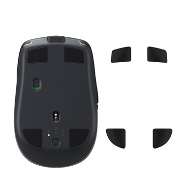kwmobile Mouse Feet Replacement Compatible with Logitech MX Anywhere 2S Computer Mouse Skates Sticker - Black