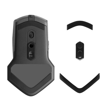 kwmobile Mouse Feet Replacement Compatible with Alienware AW610M / AW510M Computer Mouse Skates Sticker - Black