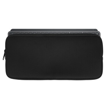 kwmobile Neoprene Case Compatible with Logitech Mx Keys Mini Wireless - Case for Keyboard Soft Travel Sleeve - Black