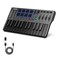 Donner USB-C MIDI Keyboard Controller, 25 Key Portable Mini MIDI Keyboard with 8 Drum Pads, OLED Display, 16 Smart Scales, Arpeggio, Replay, 4 DAW Software and 40 Teaching Courses, DMK 25 Pro Black