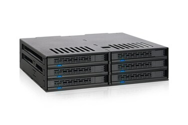 Icy Dock ExpressCage MB326SP-B Hot Swap Cage for 6X 2.5-Inch SATA SSD/HDDs in 1x 5.25-Inch Bay