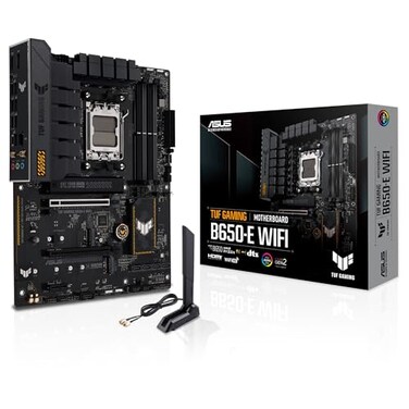ASUS TUF Gaming B650-E WIFI AMD B650 AM5 DDR5 8000 DP HDMI 3x M2 USB3.2 WiFi 6E + BT AURA RGB 2.5Gbit LAN ATX ASUS TUF PROTECTION, ASUS Q-Design, Armoury Crate, Motherboard