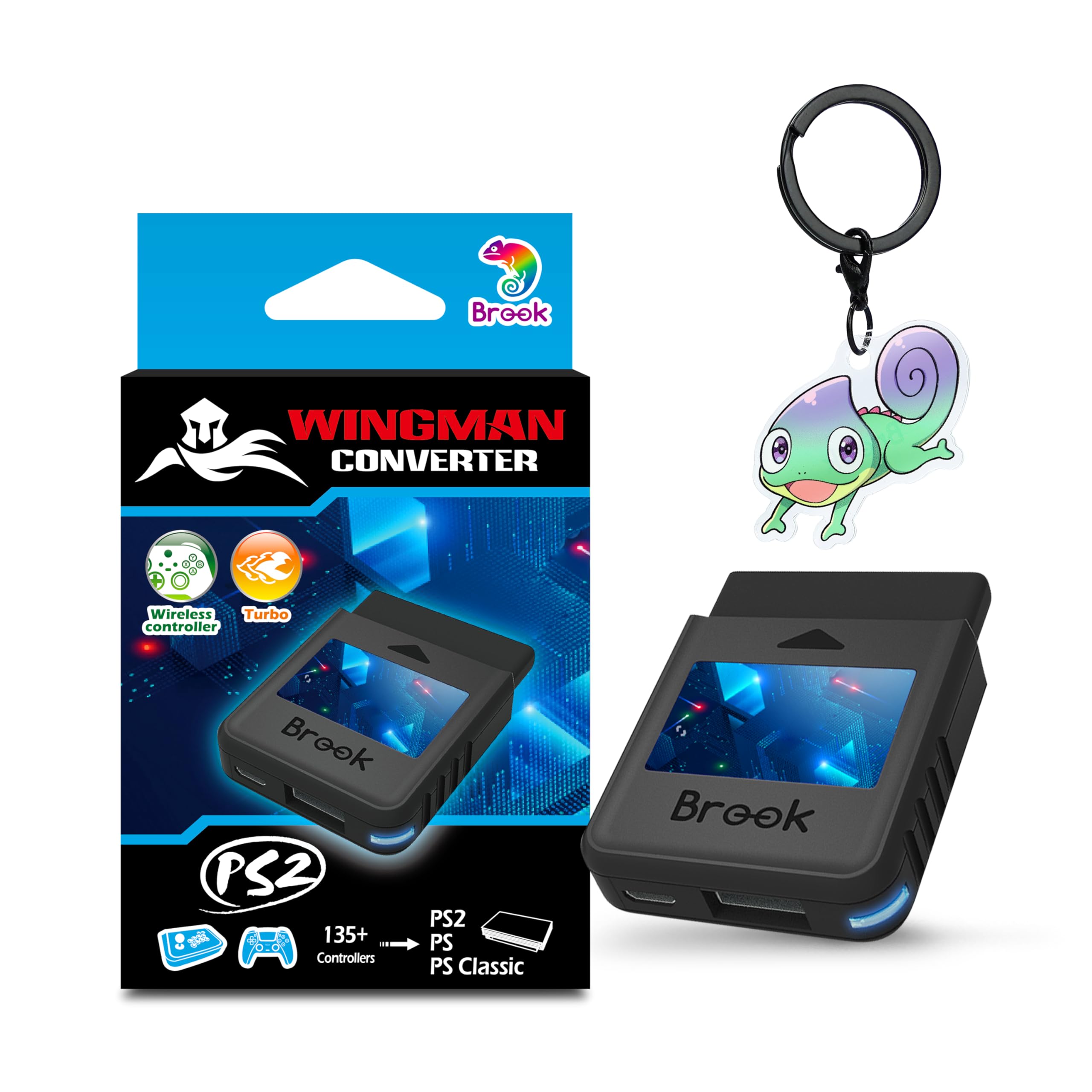 بروك Brook Wingman PS2 Converter