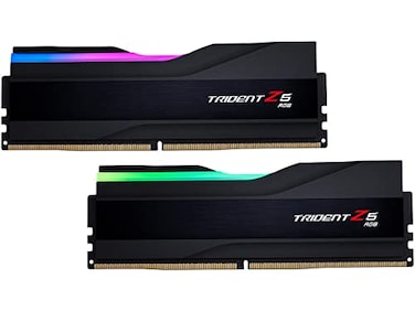 G.SKILL Trident Z5 RGB Series (Intel XMP 3.0) DDR5 RAM 48GB (2x24GB) 8400MT/s CL40-52-52-134 1.40V Desktop Computer Memory UDIMM - Matte Black (F5-8400J4052G24GX2-TZ5RK)