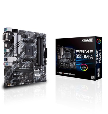 ASUS Prime B550M-A AMD B550 Socket AM4 Micro ATX DDR4-SDRAM Motherboard